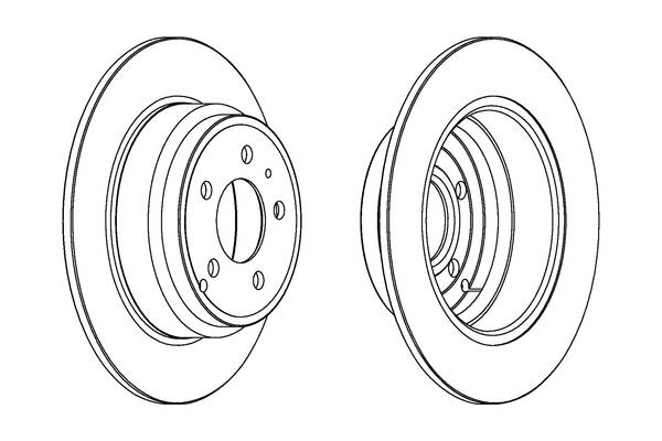 Bremžu disks DDF552