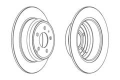 Bremžu disks DDF552