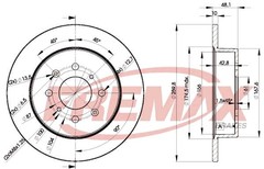 Bremžu disks BD-5106