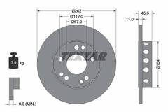 bremžu disks 92027403  98200-0274PRO