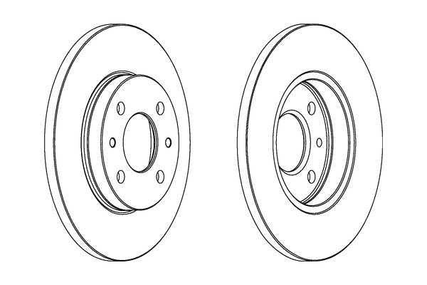 Bremžu disks DDF125