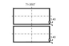 Motora gultņi 71-3507/40.25