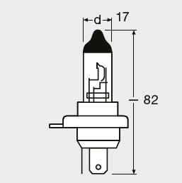 Spuldze 64193NBL-HCB H4 60/55W 12V P43T