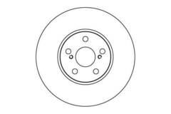 `AKCIJA` Bremžu disks LVBD1127Z  noņemts