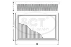 FILTRS B2W020PRWA6373 LX571 C4287/2