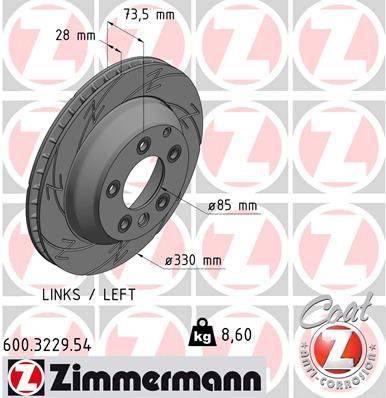 Bremzu disks 600.3229.54