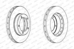 Bremžu disks DDF1211