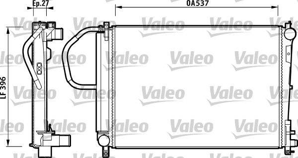 Dzesēšanas šķidruma radiators 732883