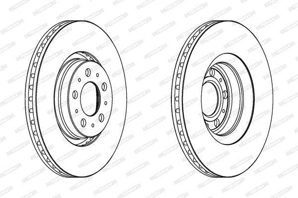 ~Bremžu diski DDF1426 610.3706.00