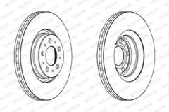 ~Bremžu diski DDF1426 610.3706.00