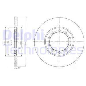 bremžu diski BG4075