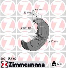 bremžu trumulis 600.1956.00    VAG