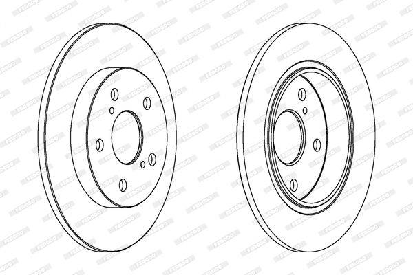 Bremžu disks DDF1645