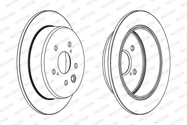 Bremžu disks DDF1815