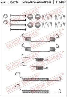 Bremžu loku montāžas komplekts 105-0766 Q766