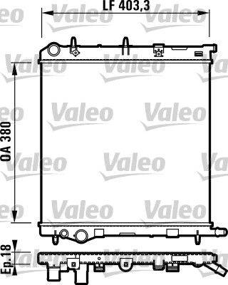 Dzesēšanas šķidruma radiators 732831