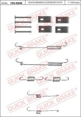 Remkomplekts  105-0846  Q846
