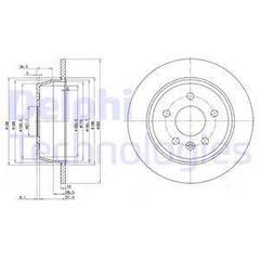 Bremžu diski BG3241
