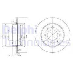 Bremžu diski BG3070 