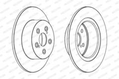 Bremžu disks DDF1556