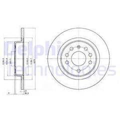 BREMŽU DISKS BG3731