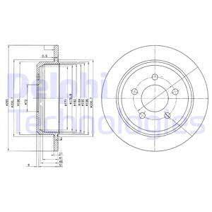 Bremžu disks BG3073