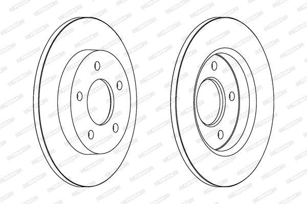 Bremžu disks DDF1420