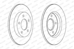 Bremžu disks DDF1420