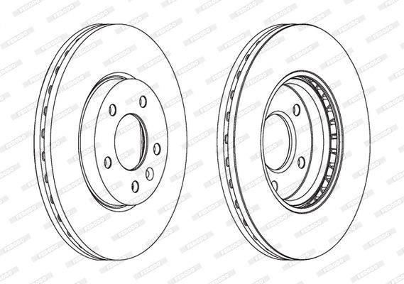 Bremžu disks DDF1870