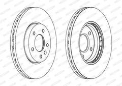 Bremžu disks DDF1870