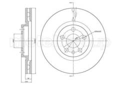 Bremžu disks 23-0338