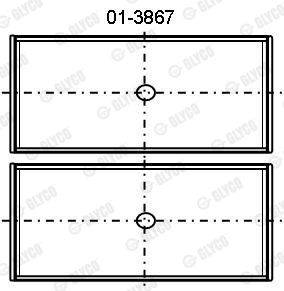 Motora gultņi 01-3867/4 STD