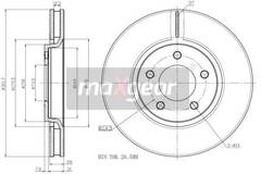 bremžu disks 19-1054
