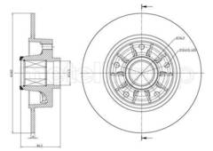 Bremžu disks 23-1241