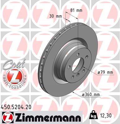 Bremžu diski 450.5204.20