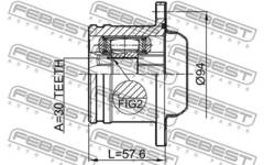 granāta 1711-TT 1J0498103K