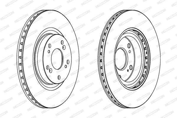 Bremžu disks DDF1596