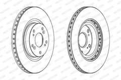 Bremžu disks DDF1596