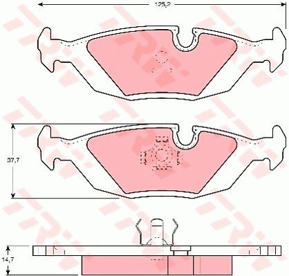 Bremžu kluči GDB1068
