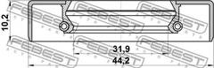 Blīvslēgs 95GDS-34441010X 34X44X10.2 40533-01J00