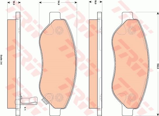 Bremžu kluči GDB1713