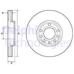 Bremžu disks BG3713C