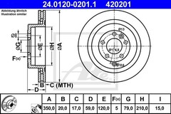 Bremžu disks 24.0120-0201.1