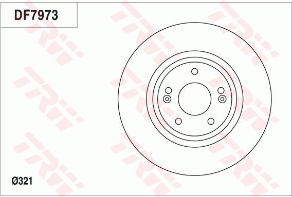 Bremžu disks DF7973