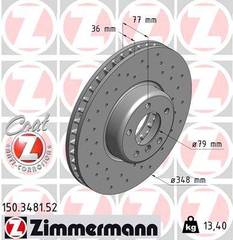 Bremžu disks 150.3481.52