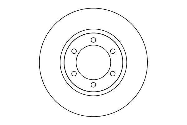 Bremžu disks LVBD1144Z