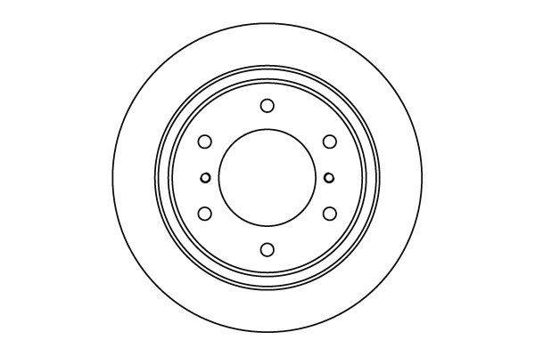 `AKCIJA` Bremžu disks LVBD1122Z