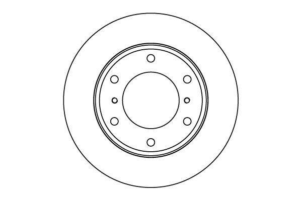 `AKCIJA` Bremžu disks LVBD1047Z