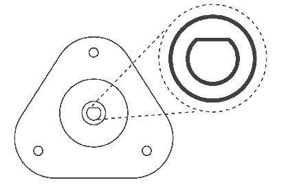 Amortizatora atbalsts SM5658