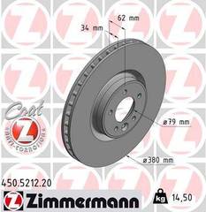 Bremžu disks 450.5212.20